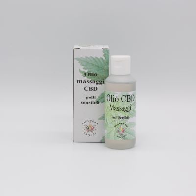 Olio Massaggi CBD Pelli Sensibili - 100ml 